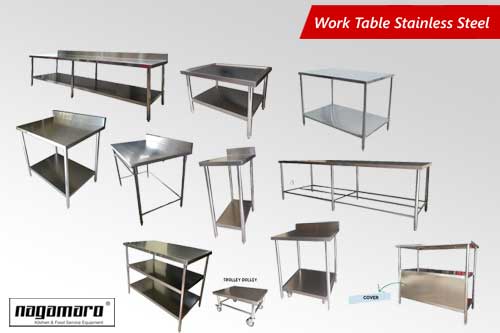Jenis-Jenis Work Table yang Penting dalam Dapur Komersial jenis work table nagamaro