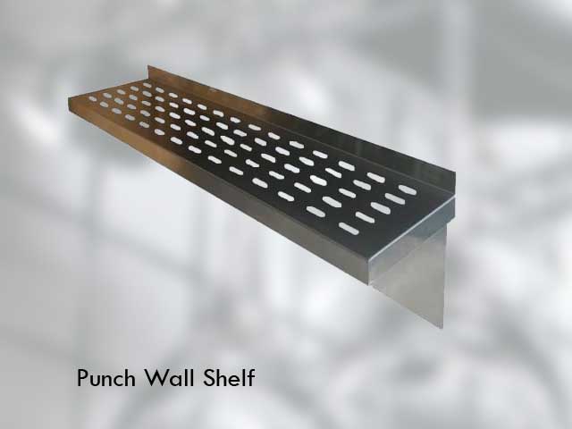 wall shelf, stainless, nagamaro
