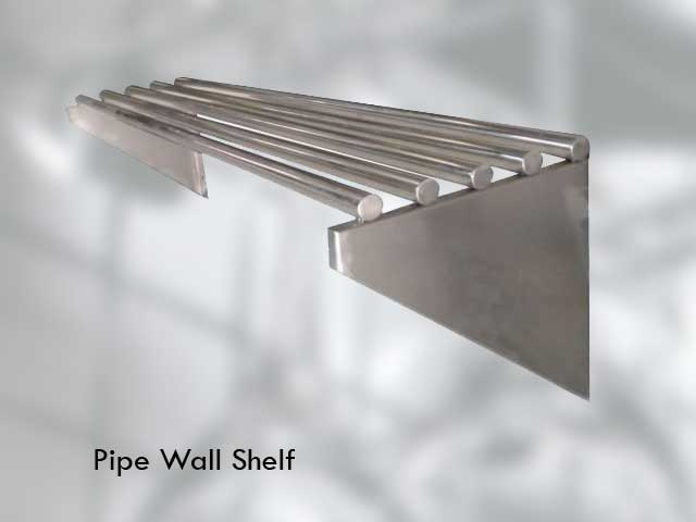 wall shelf, stainless, nagamaro