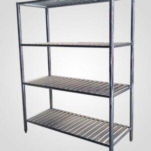 Slatted Rack 4 Tiers, dapur stainless, nagamaro