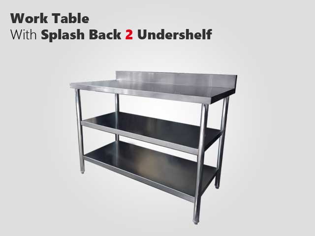 work table undershelf, nagamaro