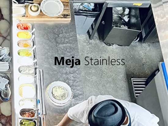 meja stainless bandung, nagamaro