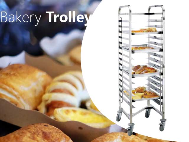 bakery trolley stainless, nagamaro