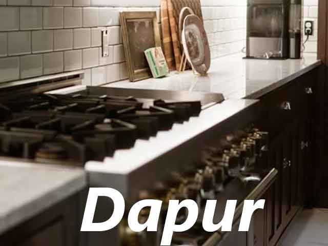 dapur stainless rumah, nagamaro