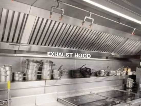 exhaust hood dibersihkan, nagamaro