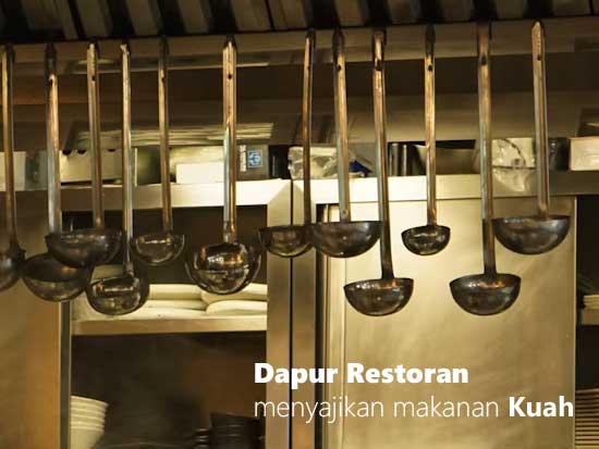makanan berkuah, peralatan dapur restoran, nagamaro