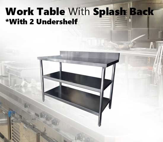 meja stainless, work table, stainless, nagamaro