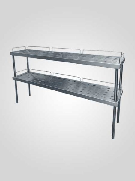 Punched Double Table Overshelf nagamaro