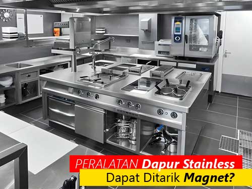 peralatan dapur stainless dapat di tarik magnet, nagamaro