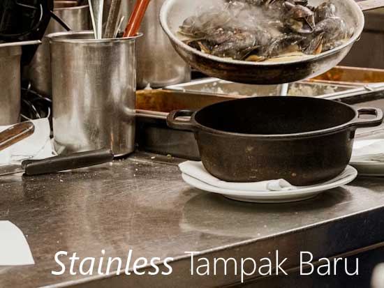 stainless tampak baru, nagamaro