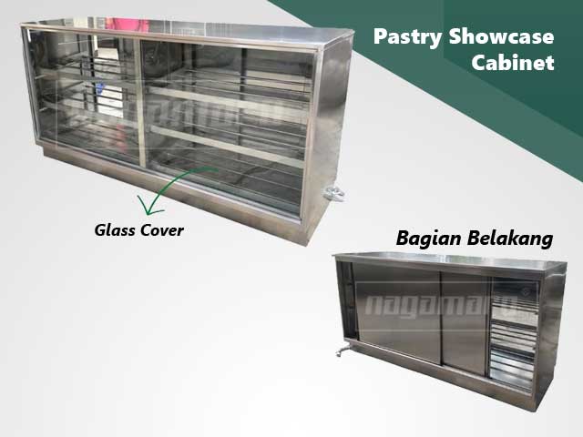 kabinet stainless dapur makanan, nagamaro