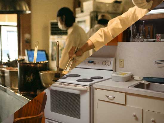 dapur stainless vs dapur biasa, nagamaro