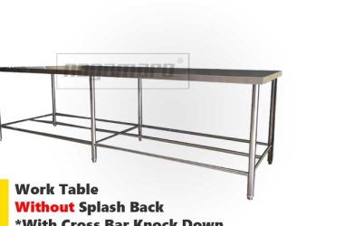 work table panjang stainless, nagamaro