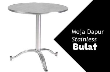meja dapur stainless bulat, nagamaro