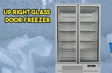 upright glass door freezer, nagamaro